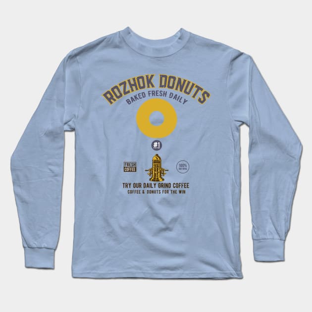 Rozhok Donuts Long Sleeve T-Shirt by graphiczen